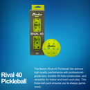 Rival 40 Pickleball Set (3-Pack)