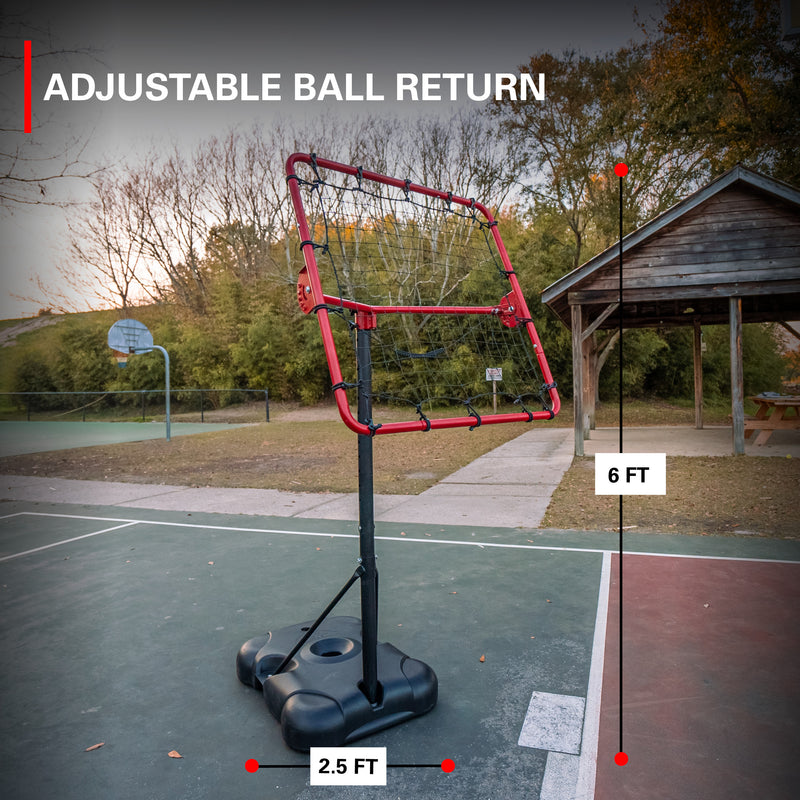 Pass Back Assist Basketball Rebounder & Ball Return