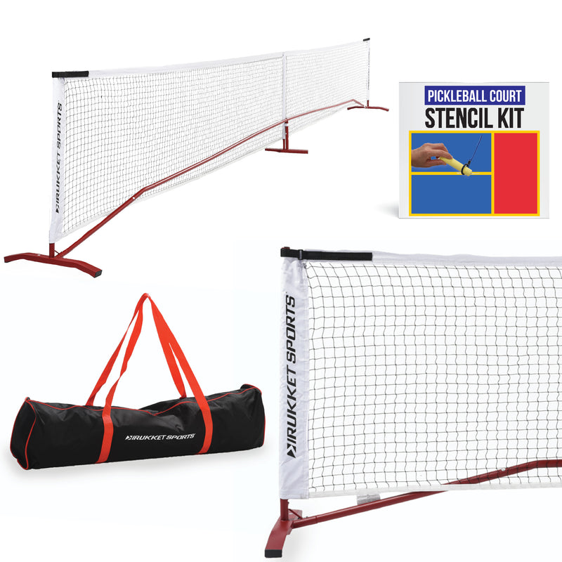 Portable Pickleball Net & Court Marking Set