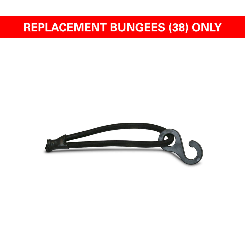 Replacement Bungees for Baseball / Softball & Tennis Rebounders (Pack of 38)