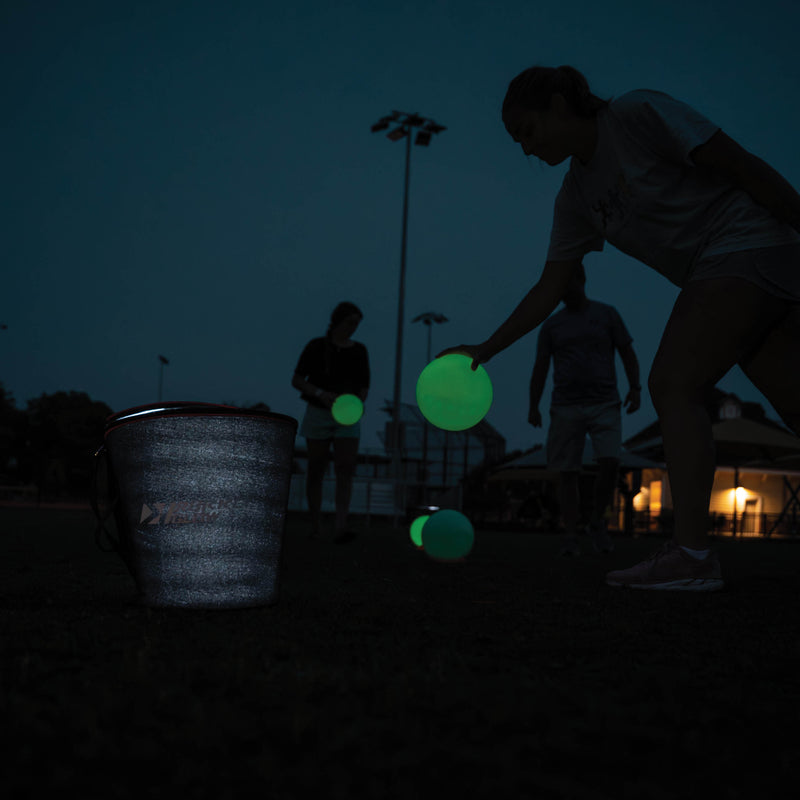 Rukket Glow-in-the-Dark Dodgeball Set with Quick Charger