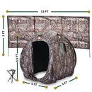 Hunting Blind w/ Tripod Stool and Ground Screen