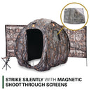 Hunting Blind w/ Tripod Stool and Ground Screen