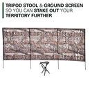 Hunting Blind w/ Tripod Stool and Ground Screen