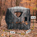 Hunting Blind 360° View Pop-Up Hub Style